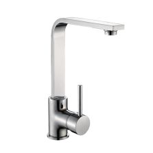 Single handle sink faucet, straight swivel high spout