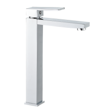 Single Handle Bathroom Sink High Faucet (Plana)