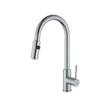Sink mixer, swivel spout, extractable pull out handspray integrated