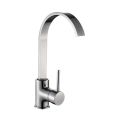 Single Handle Sink Faucet, Round Spout