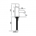 Grifo Monocomando Lavabo Milán