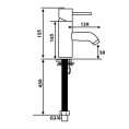 Grifo Monocomando Lavabo Roma