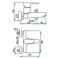 Single Handle Bathroom Sink Faucet (Mini)