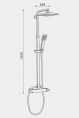 Column With Handshower and Shower LQ