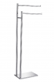 Standing towel rack, chrome