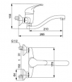 Grifo Banca de pared Star